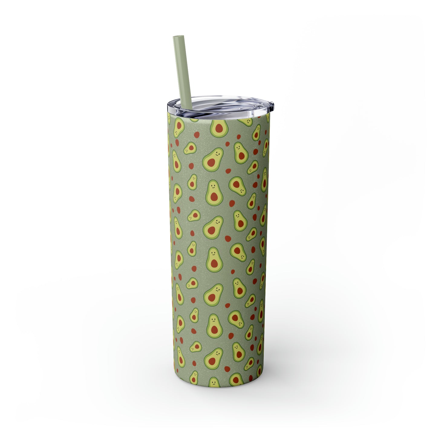 Avocado Tumbler with Straw, 20oz