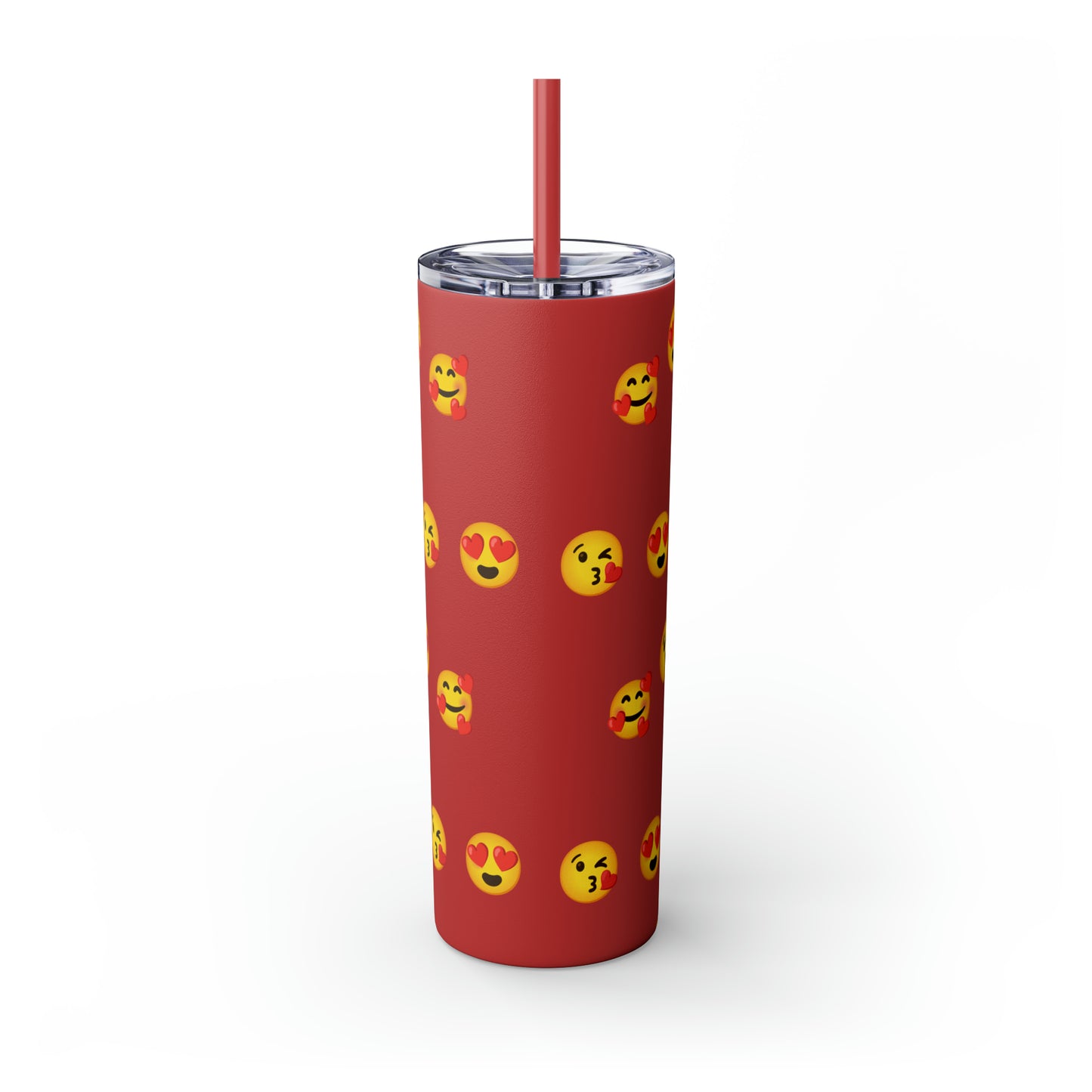 Love Emoji Tumbler with Straw, 20oz