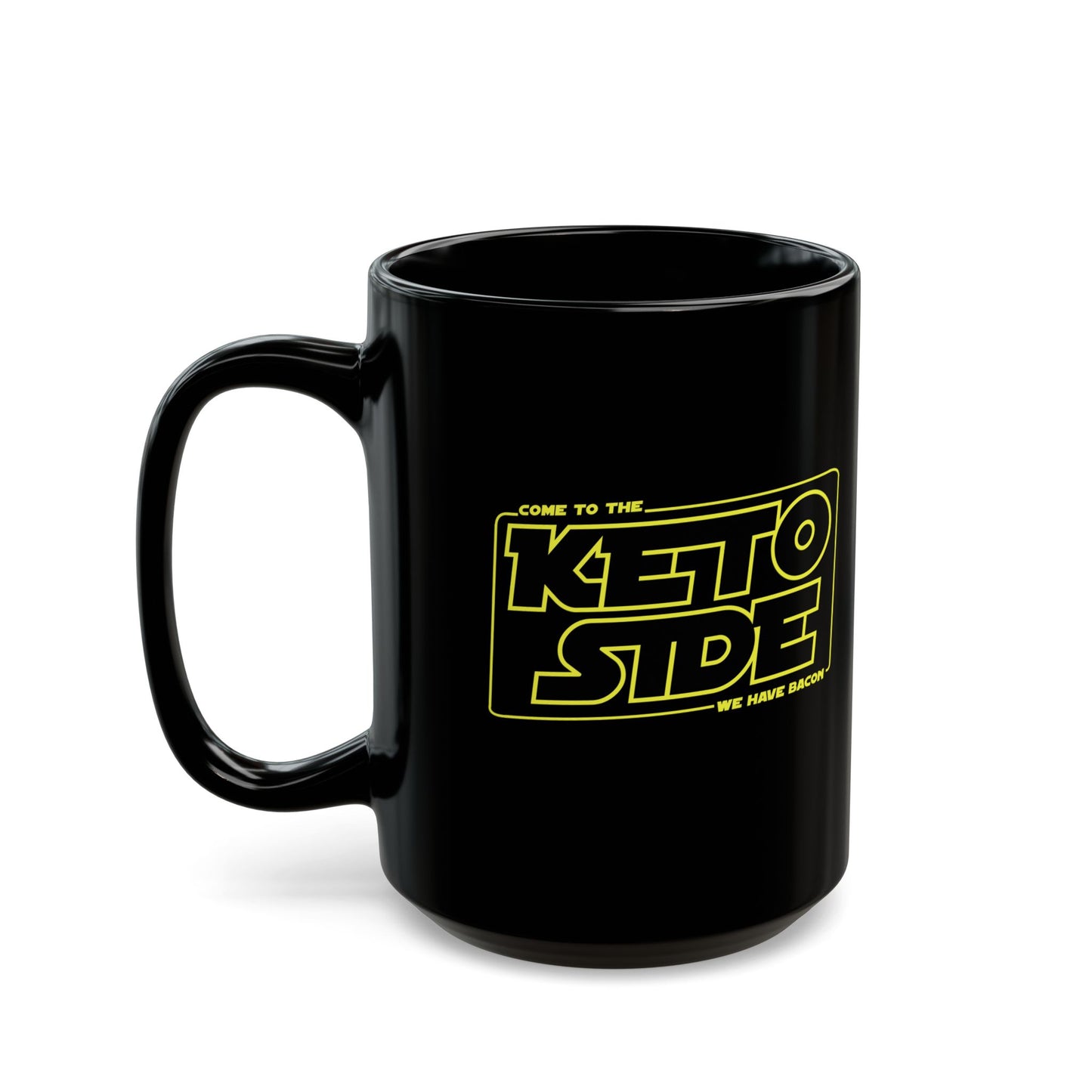 Keto Dark Side Mug for Coffee Lovers, Custom Gift, Unique Design, Perfect for Home or Office, Great for Birthdays, Holidays