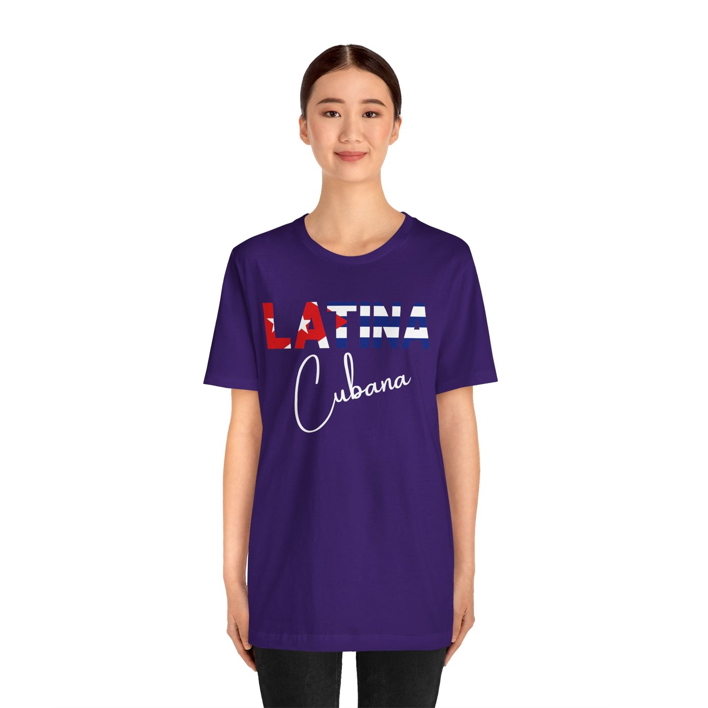 Latina Cubana Shirt | Cuba Latina Pride Graphic Tee for Women
