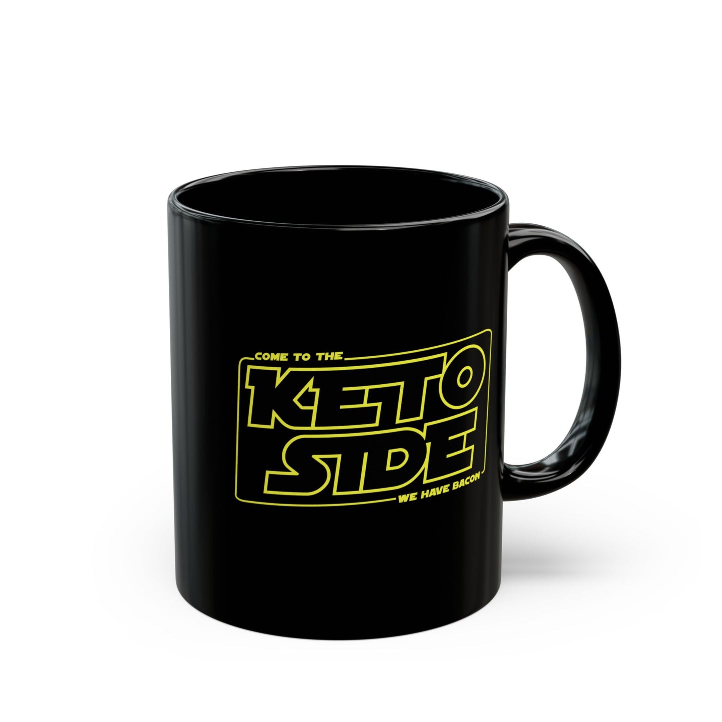 Keto Dark Side Mug for Coffee Lovers, Custom Gift, Unique Design, Perfect for Home or Office, Great for Birthdays, Holidays