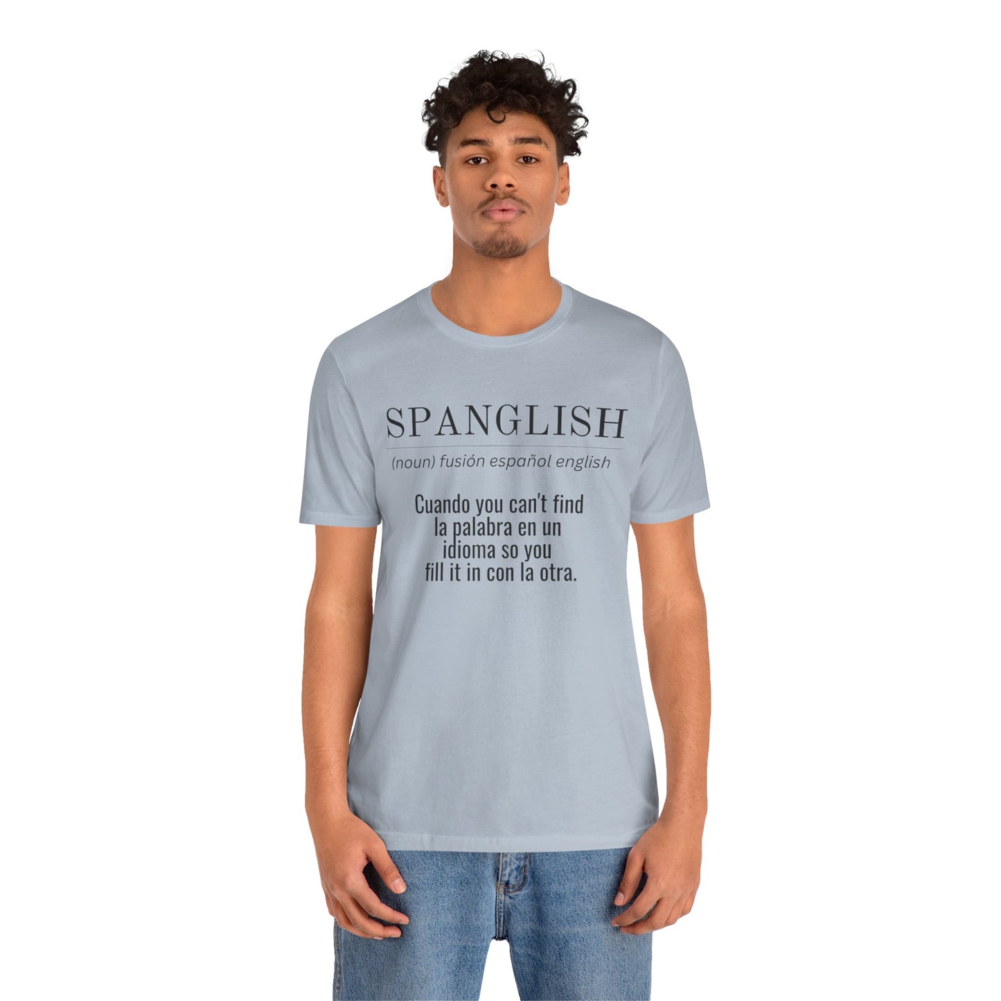 Spanglish Definition Shirt | Bilingual Pride Graphic Tee