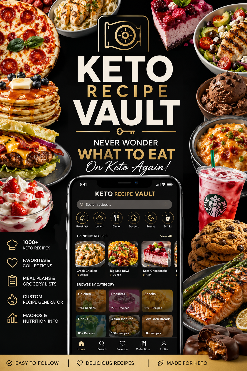 Keto Recipe Vault™ App