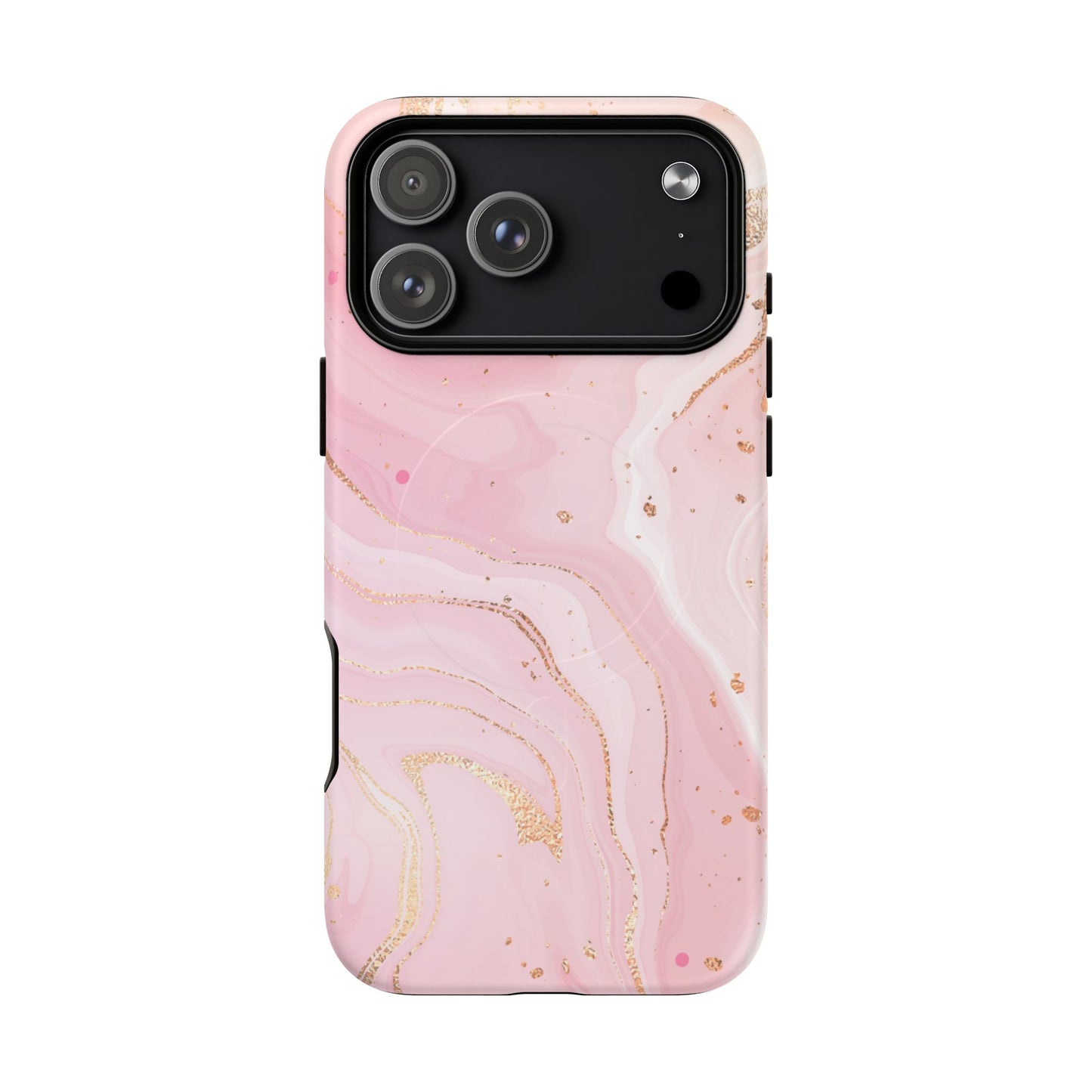 Rosé Luxe Marble MagSafe Phone Case