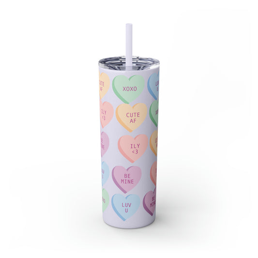 Be My Valentine Tumbler with Straw, 20oz