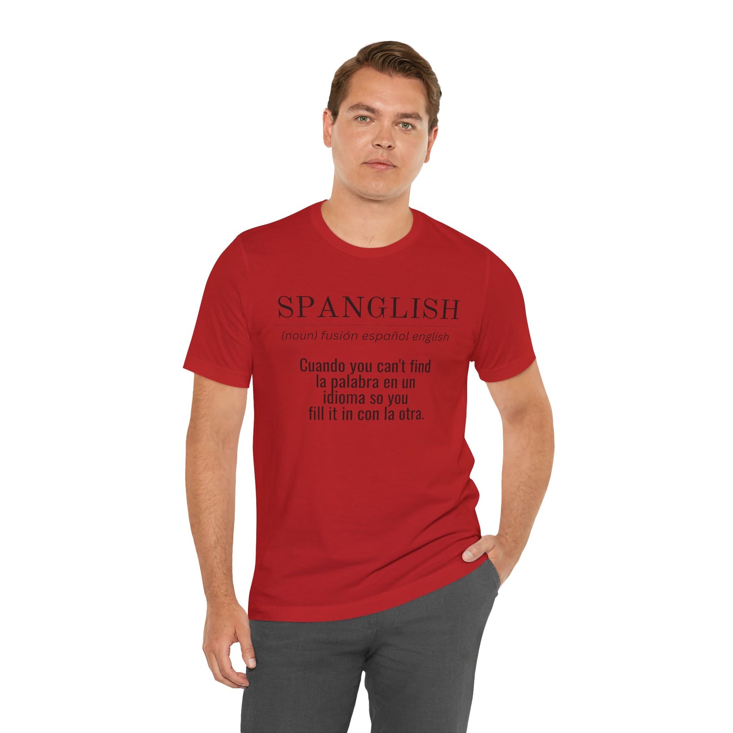 Spanglish Definition Shirt | Bilingual Pride Graphic Tee