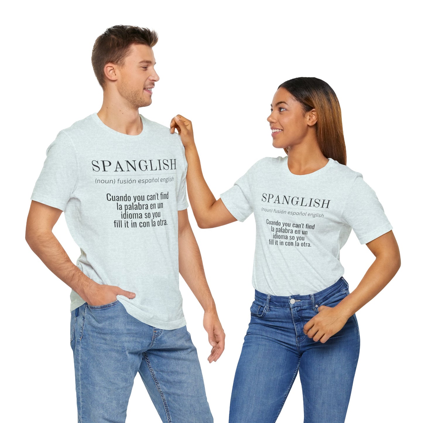 Spanglish Definition Shirt | Bilingual Pride Graphic Tee