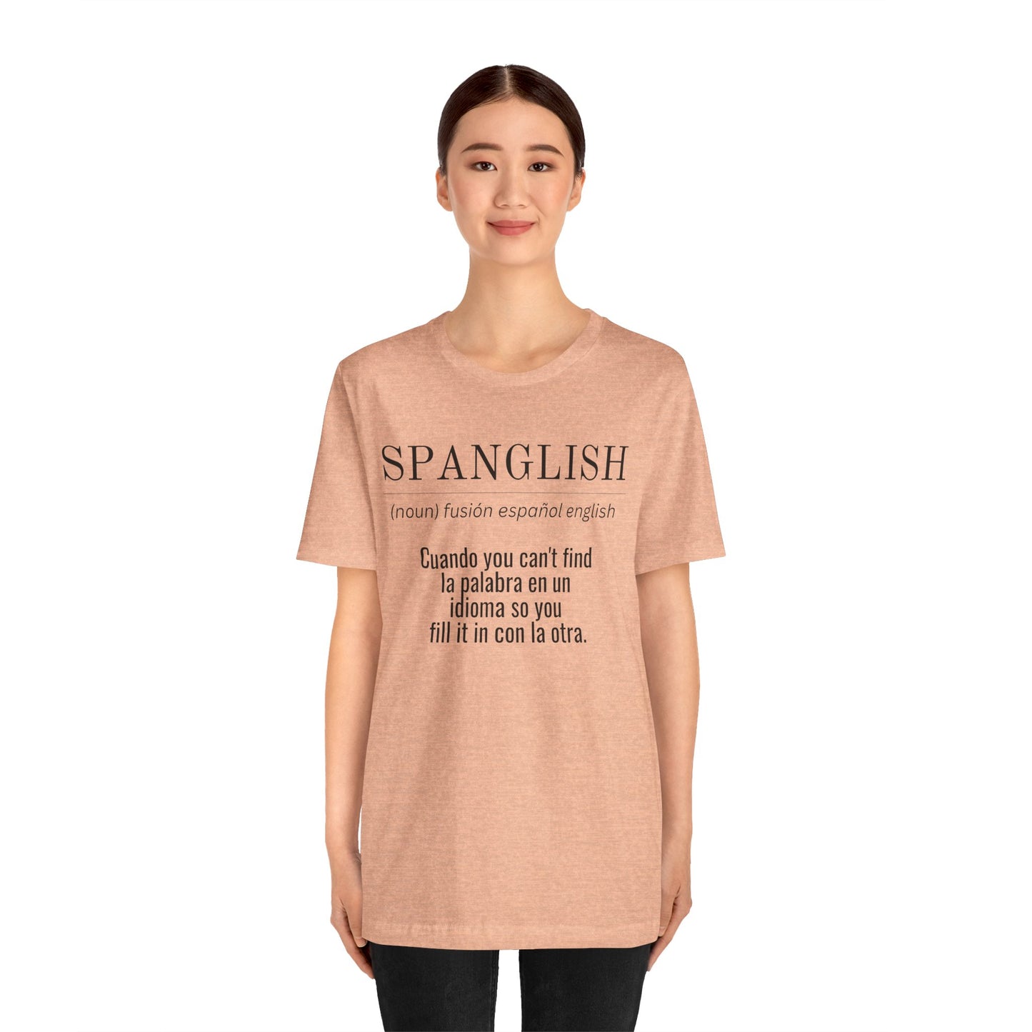Spanglish Definition Shirt | Bilingual Pride Graphic Tee