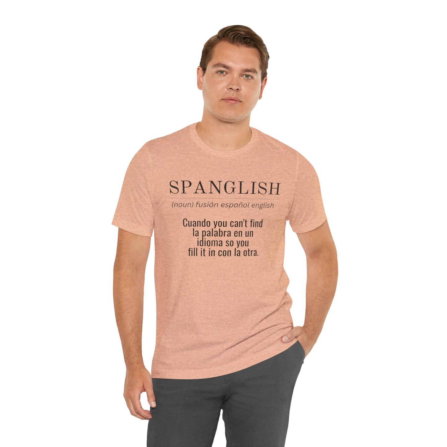 Spanglish Definition Shirt | Bilingual Pride Graphic Tee