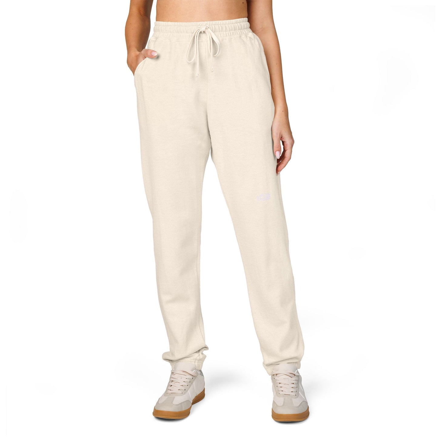 iGB Fits Cozy Unisex Garment-Dyed Fleece Sweatpants | Relaxed Lounge Wear for Home, Travel, Gifts, Special Occasions, Everyday Comfort
