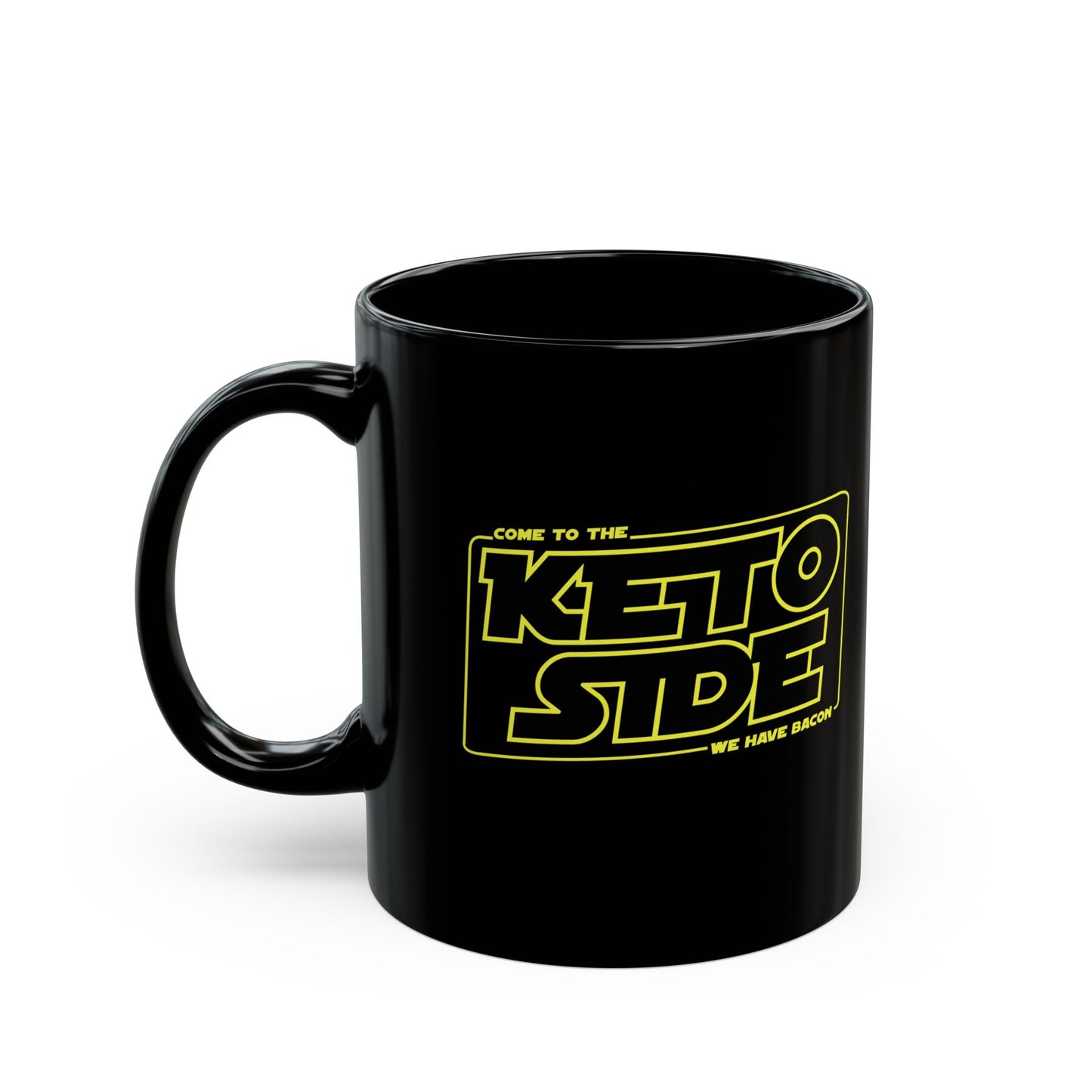 Keto Dark Side Mug for Coffee Lovers, Custom Gift, Unique Design, Perfect for Home or Office, Great for Birthdays, Holidays