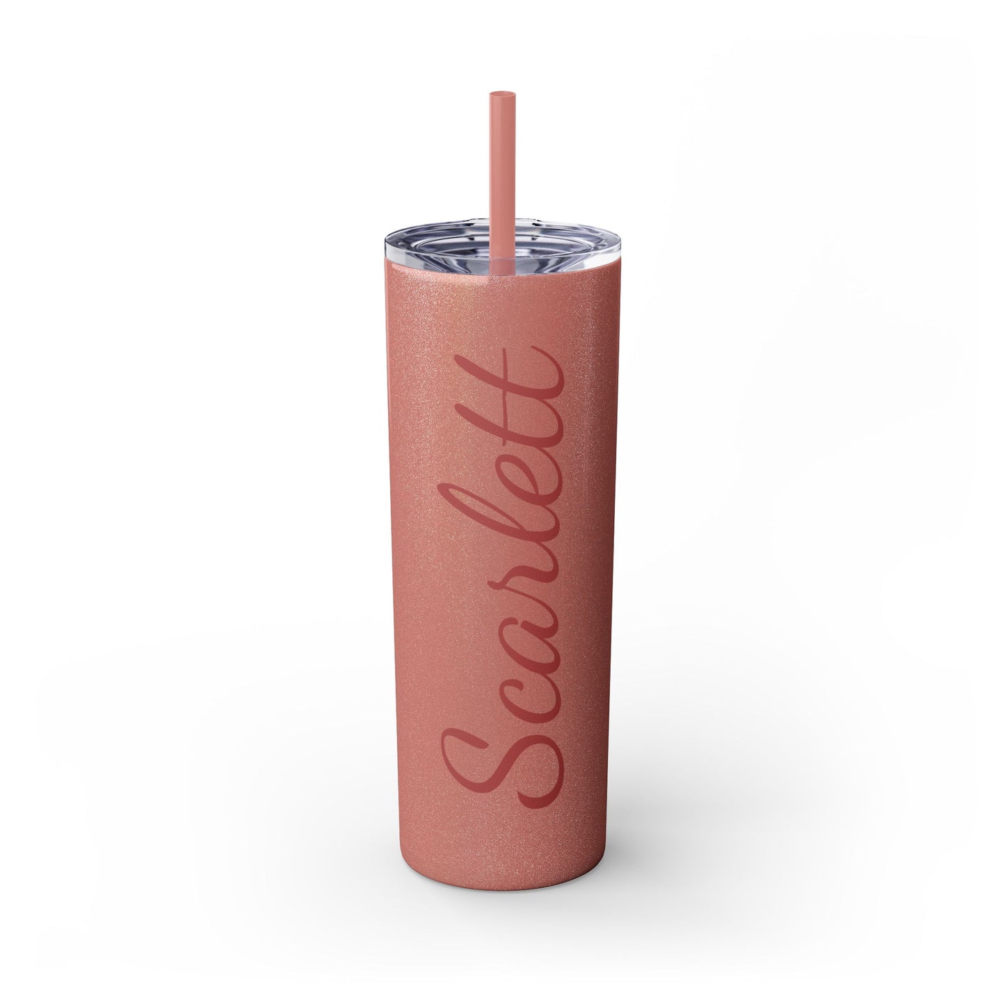 Custom Glitter Skinny Tumbler, 20 oz