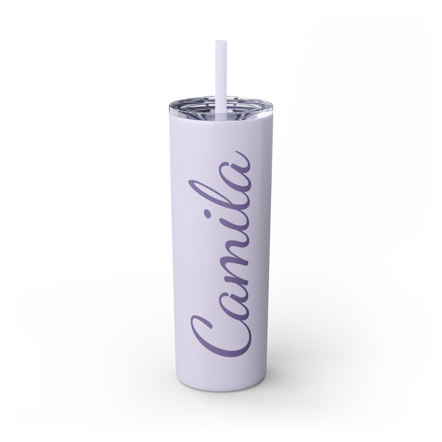 Custom Glitter Skinny Tumbler, 20 oz