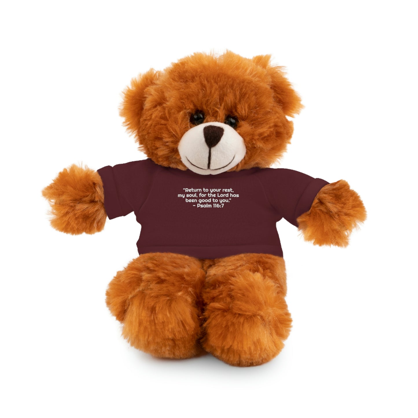 Psalm 116:7, Stuffed Animal with Tee