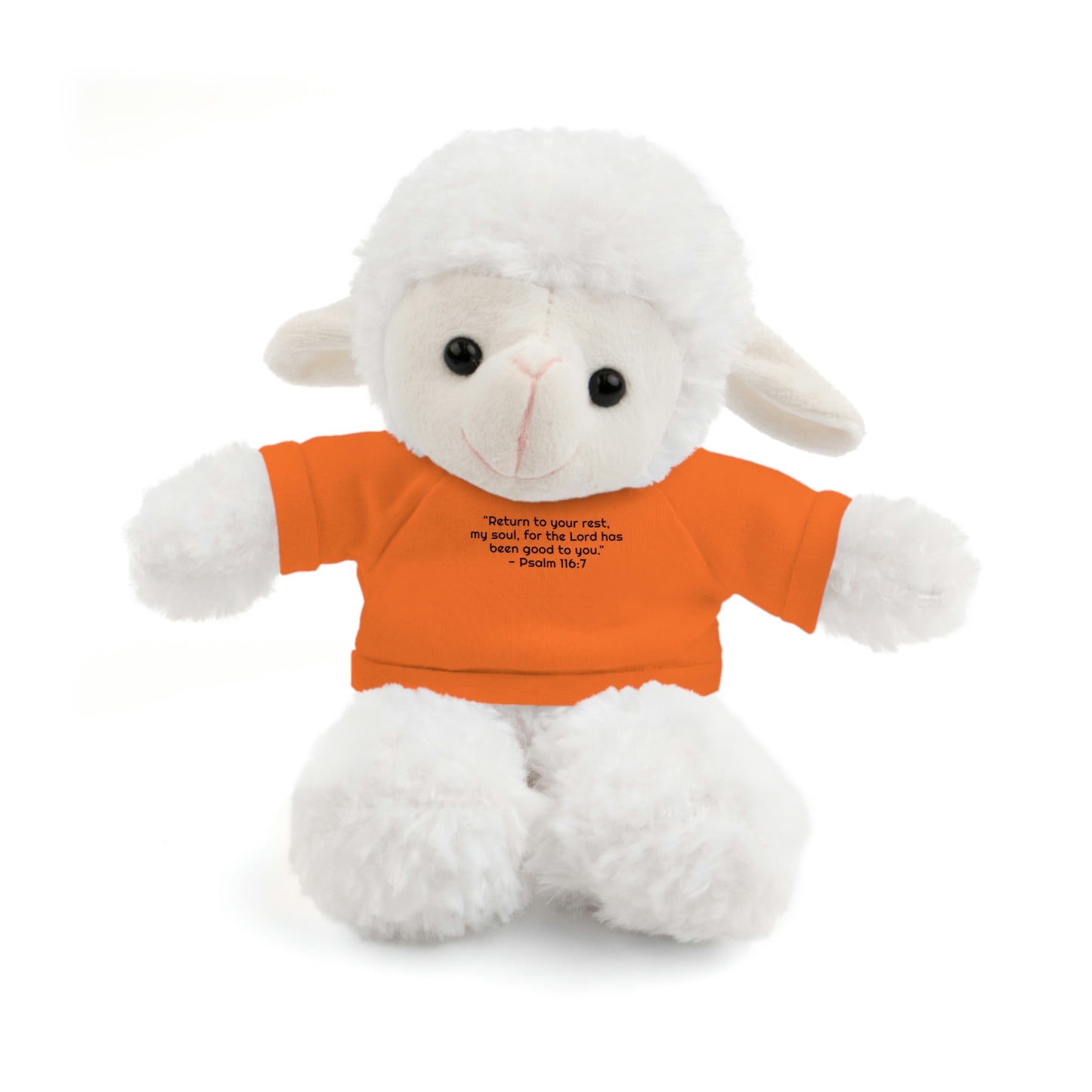 Psalm 116:7, Stuffed Animal with Tee