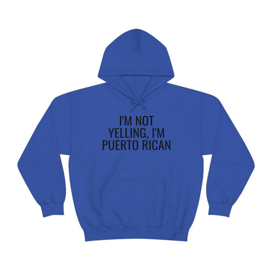 I'm Not Yelling I'm Puerto Rican, Hoodie