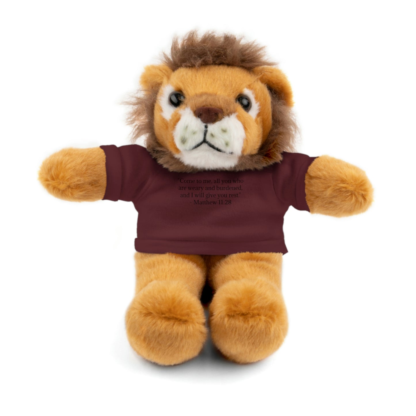 Matthew 11:28, Stuffed Animal with Tee