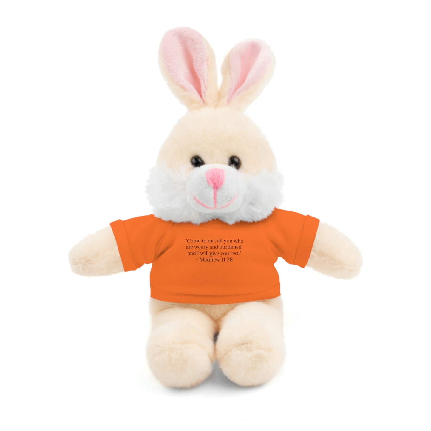 Matthew 11:28, Stuffed Animal with Tee