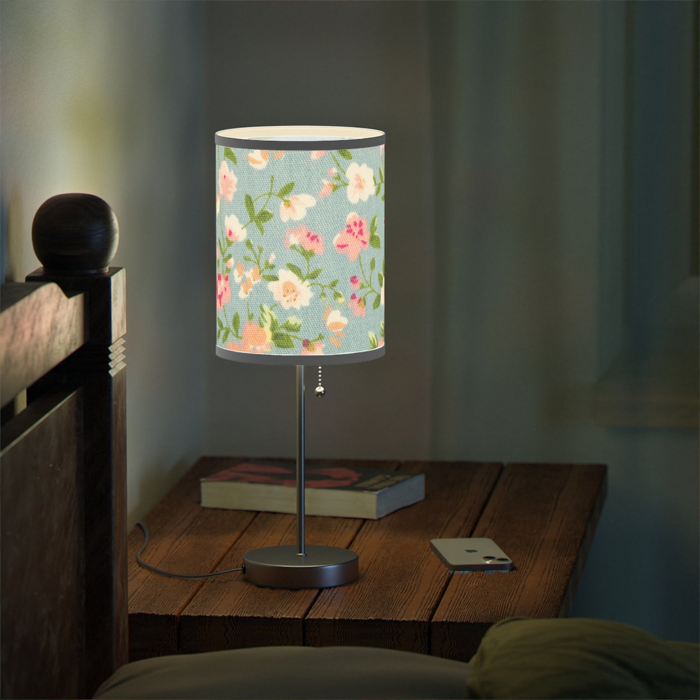 Blue Azure Lamp on a Stand, US|CA plug