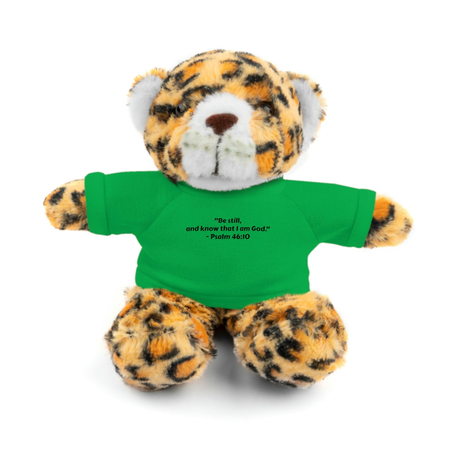 Psalm 46:10, Stuffed Animal with Tee