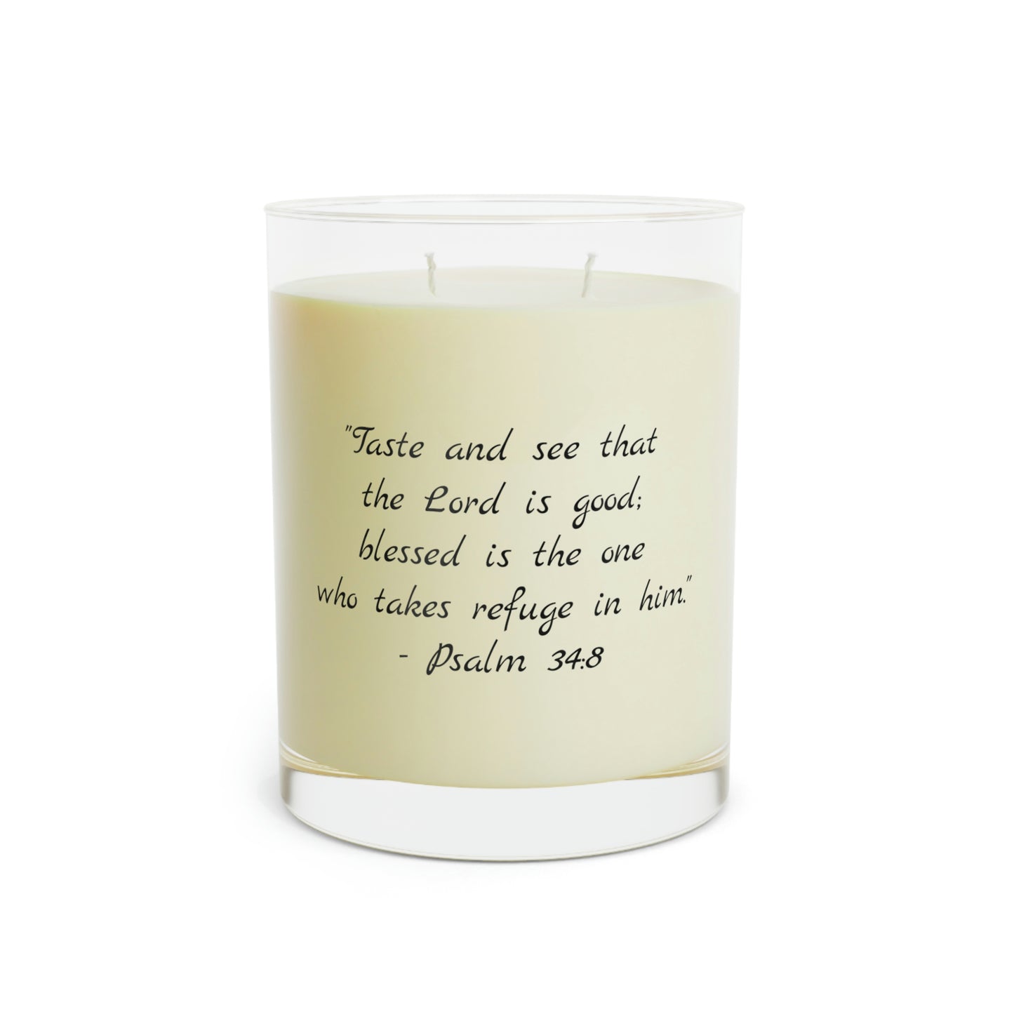 Psalm 34:8 Candle, 11oz