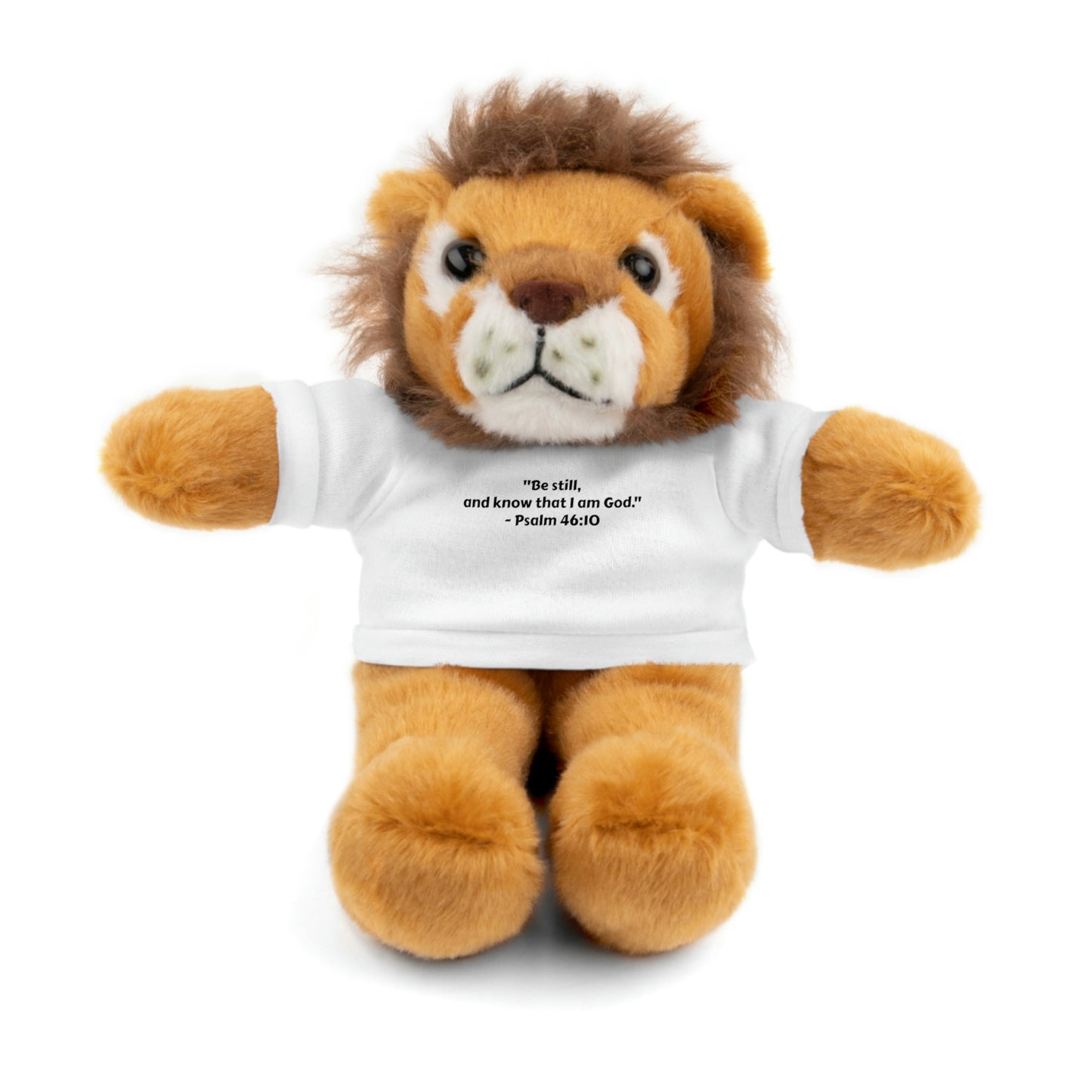 Psalm 46:10, Stuffed Animal with Tee