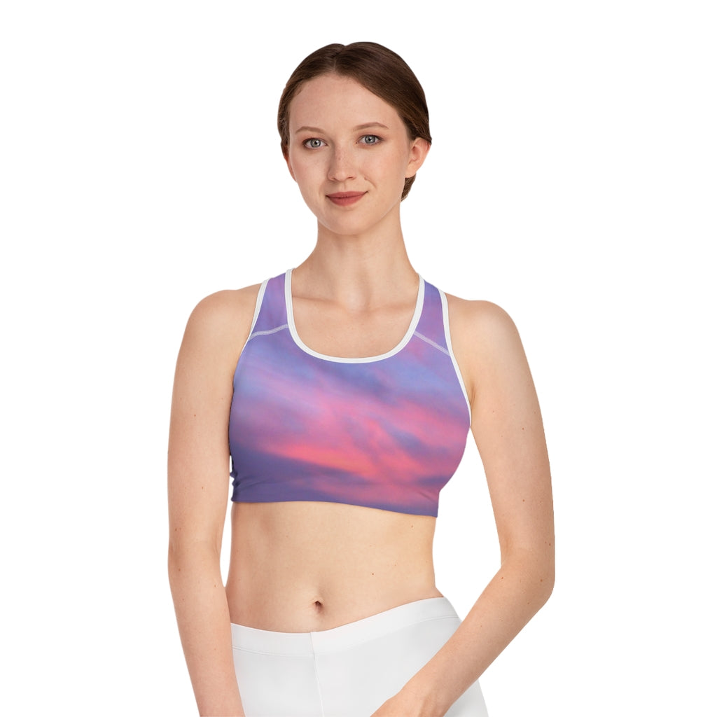 Purple Sunset Sports Bra