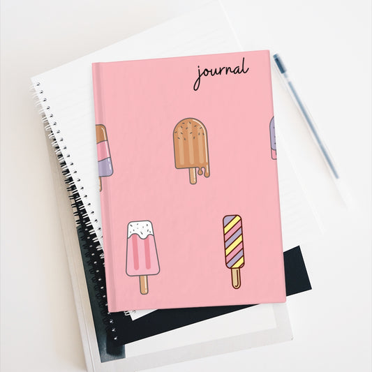 Ice Cream Journal - Ruled Line