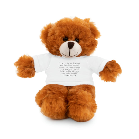 Proverbs 3:5-6, Stuffed Animal with Tee