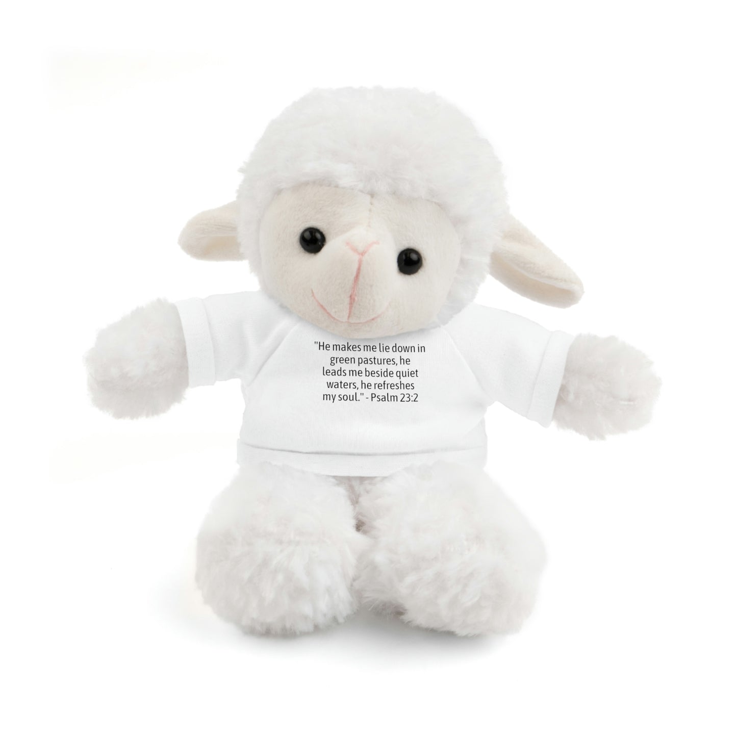 Psalm 23:2, Stuffed Animal with Tee