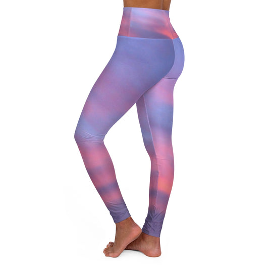 Purple Sunset High Waisted Yoga Leggings