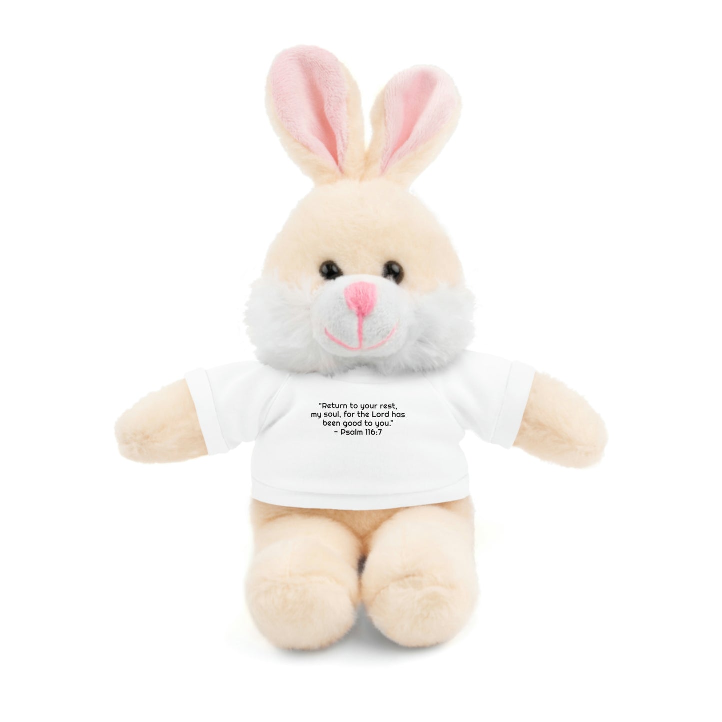 Psalm 116:7, Stuffed Animal with Tee