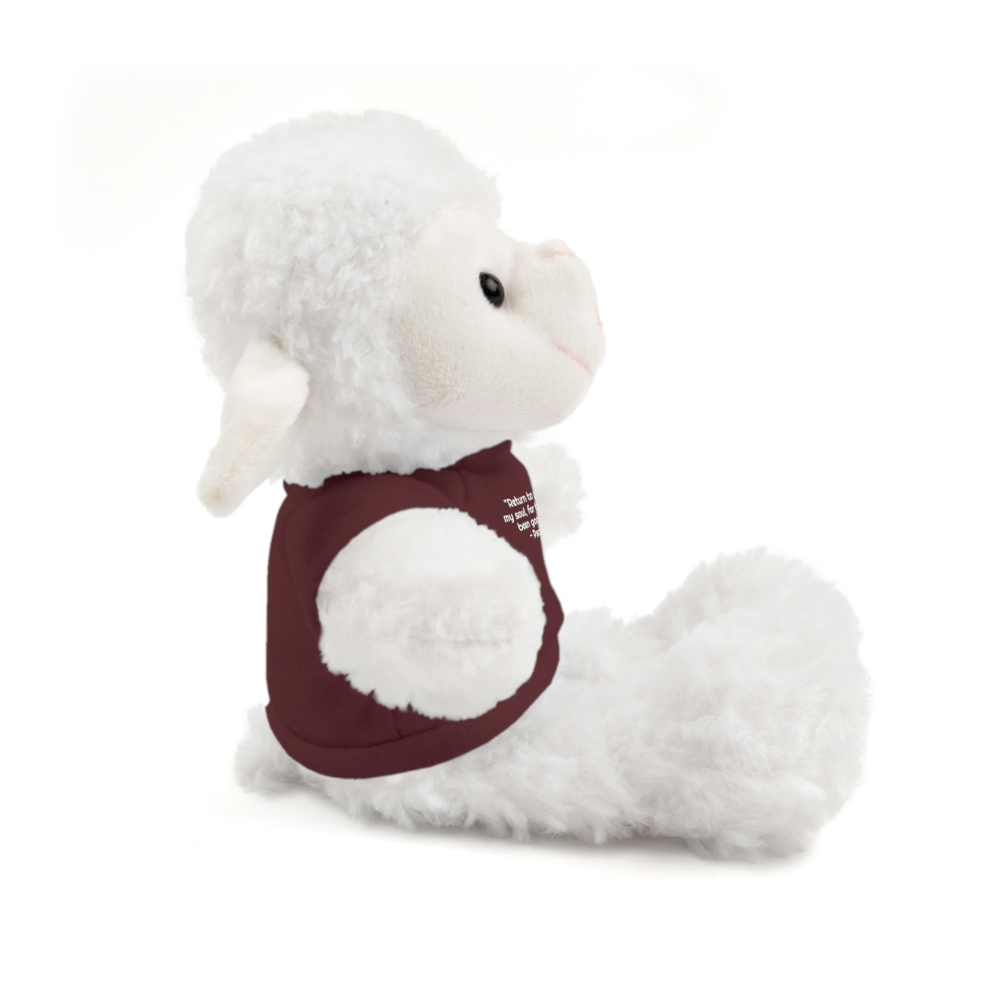 Psalm 116:7, Stuffed Animal with Tee