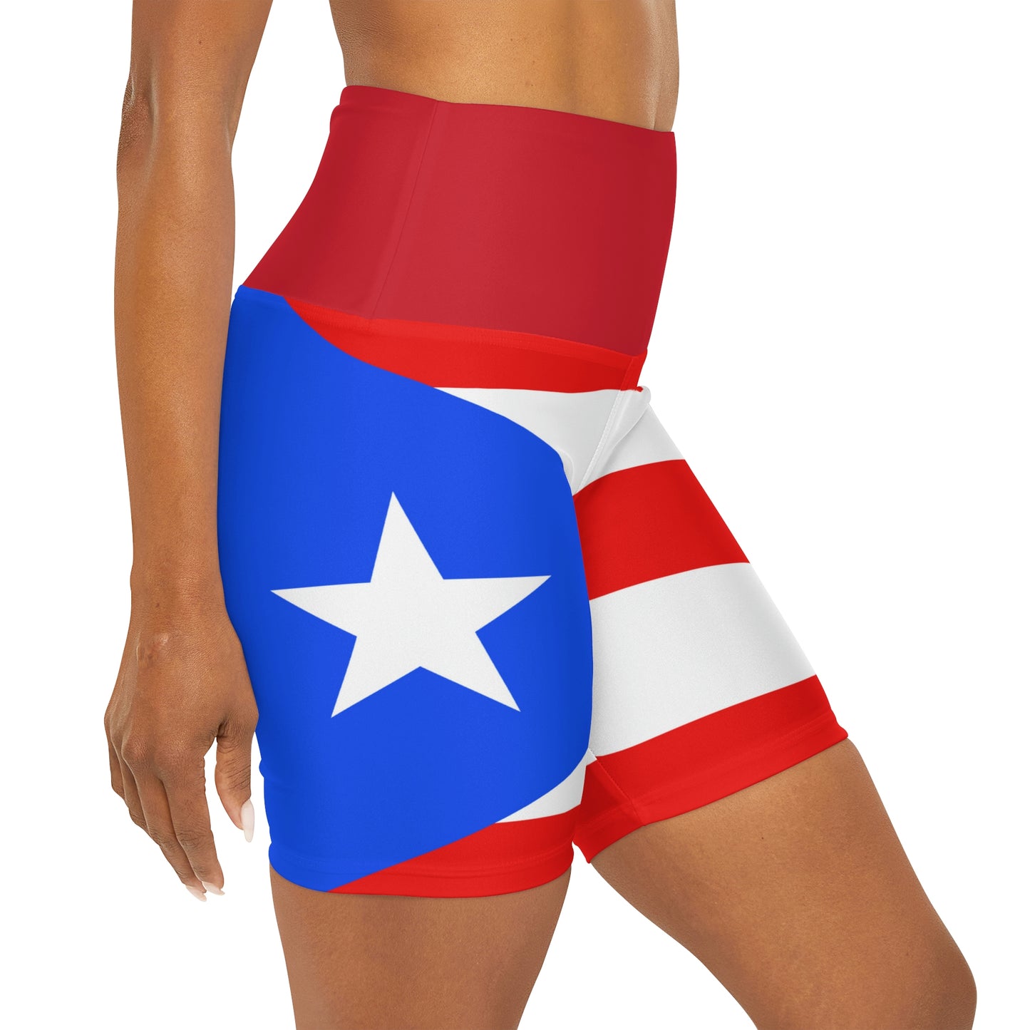 Puerto Rico High Waisted Biker Shorts