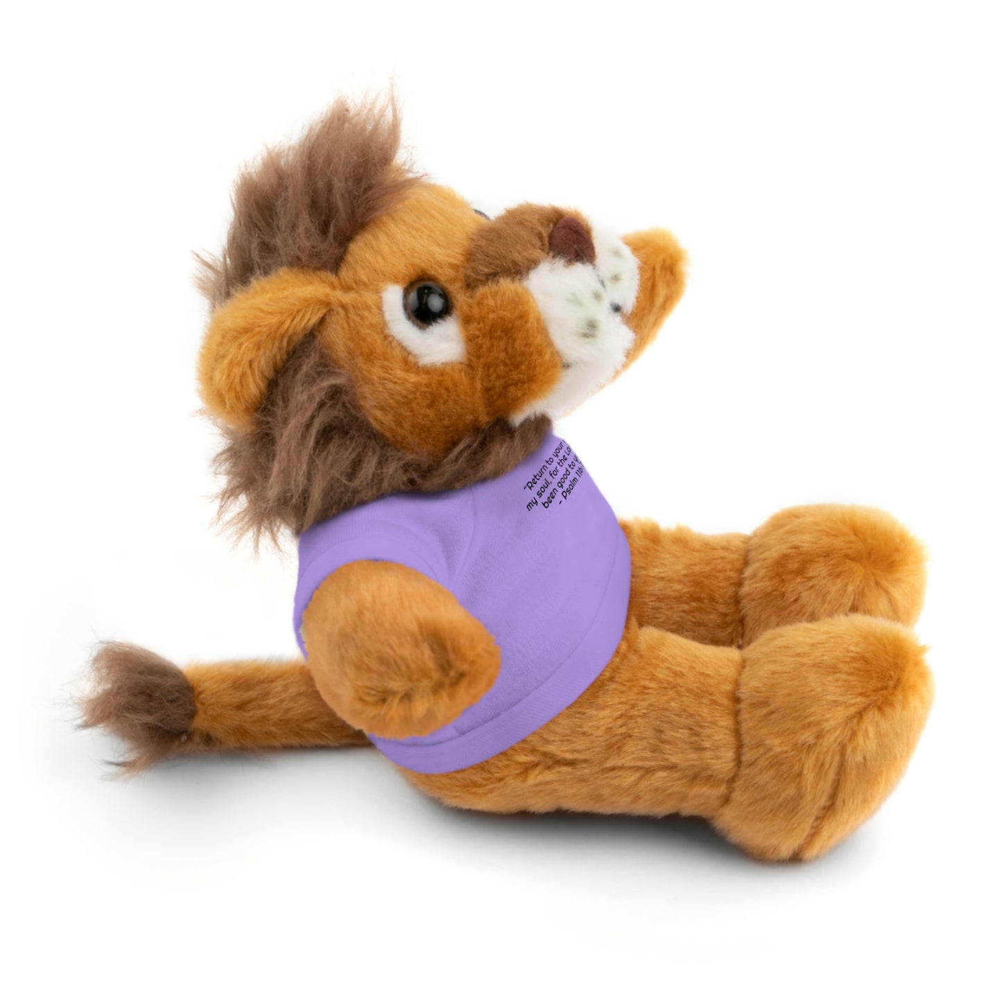 Psalm 116:7, Stuffed Animal with Tee