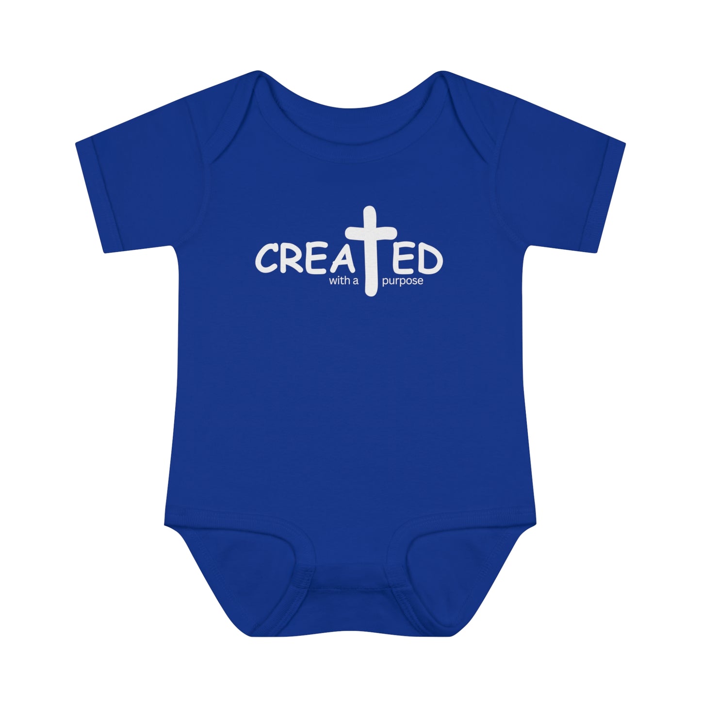 Created With A Purpose, Infant Baby Rib Bodysuit
