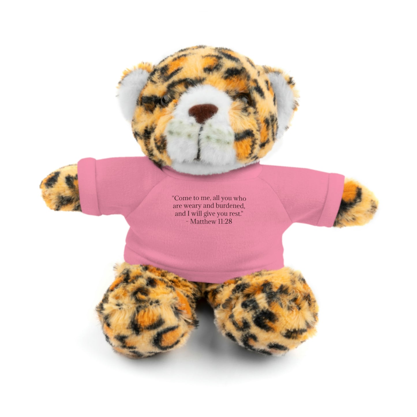 Matthew 11:28, Stuffed Animal with Tee