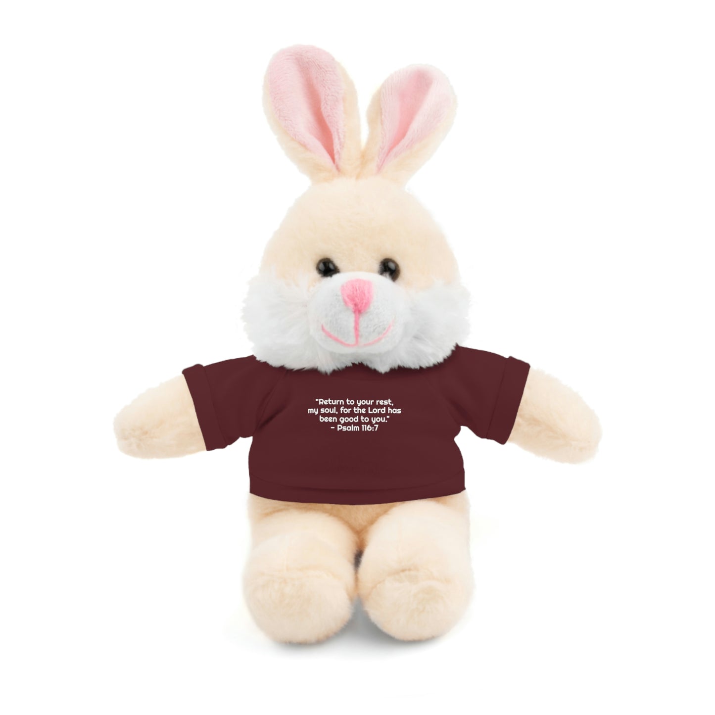 Psalm 116:7, Stuffed Animal with Tee