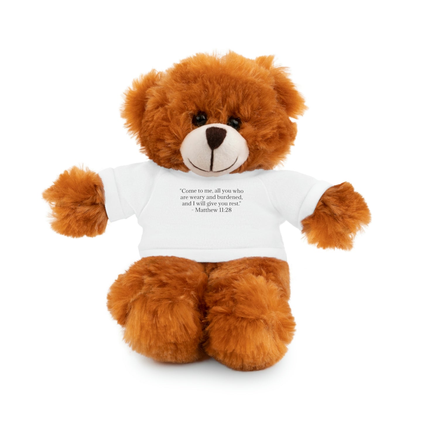 Matthew 11:28, Stuffed Animal with Tee