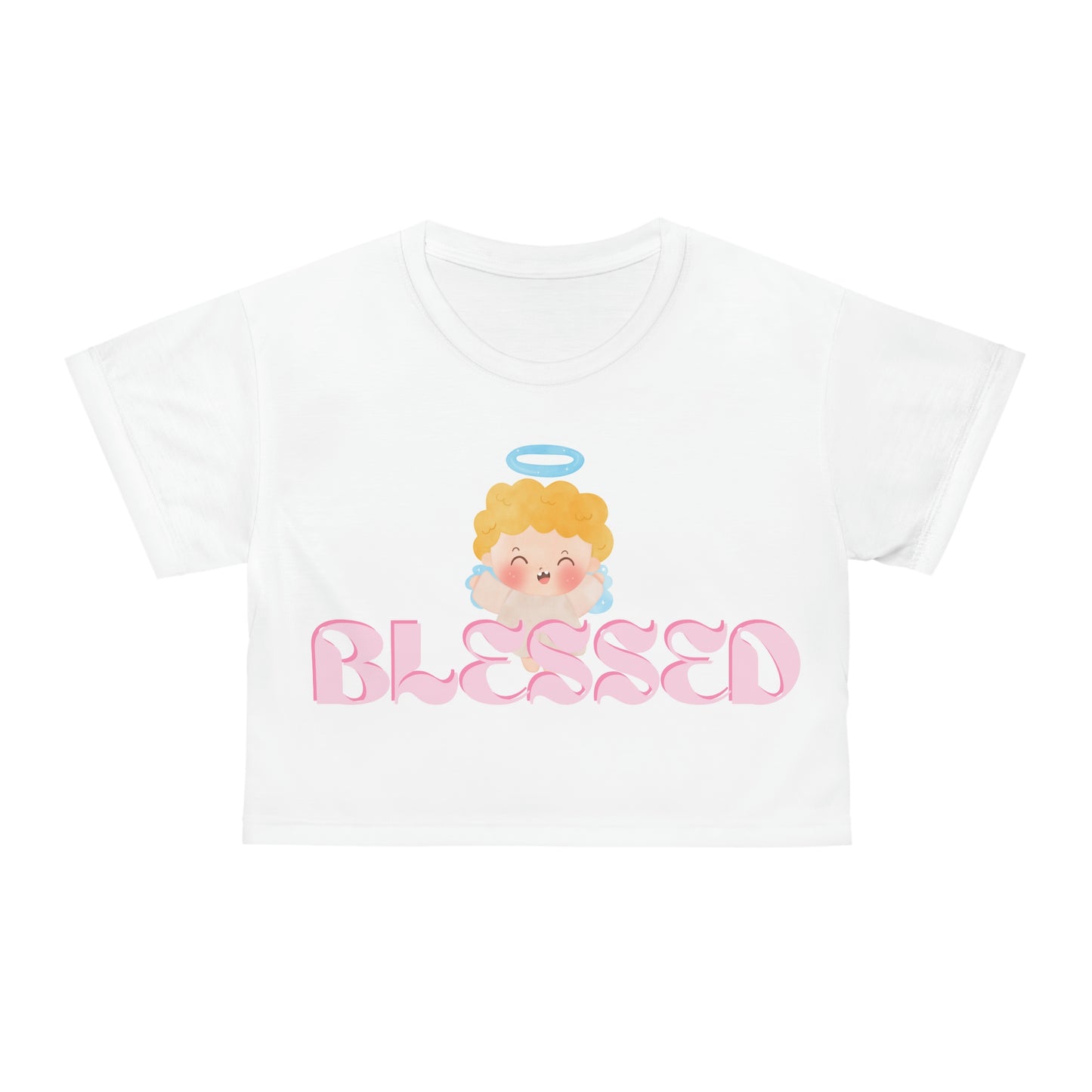 Blessed Baby Angel Crop Top