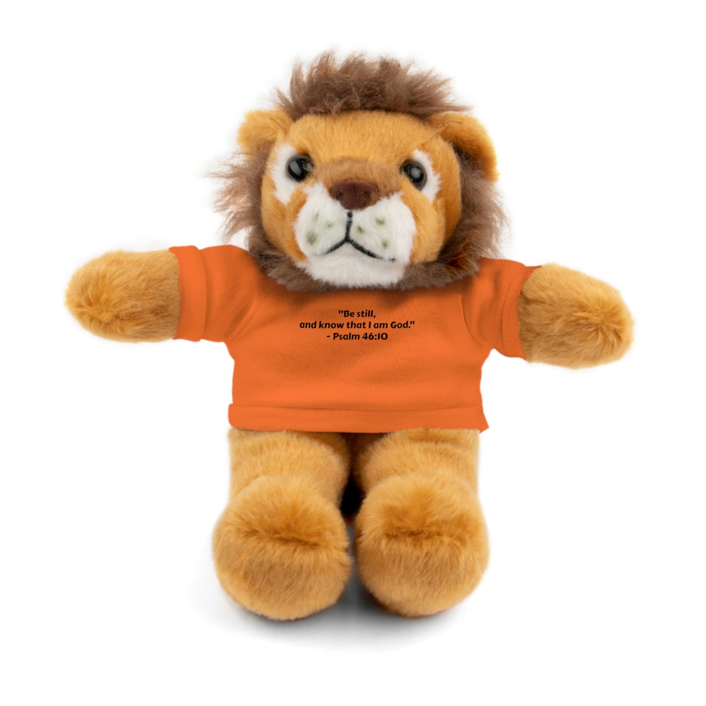 Psalm 46:10, Stuffed Animal with Tee