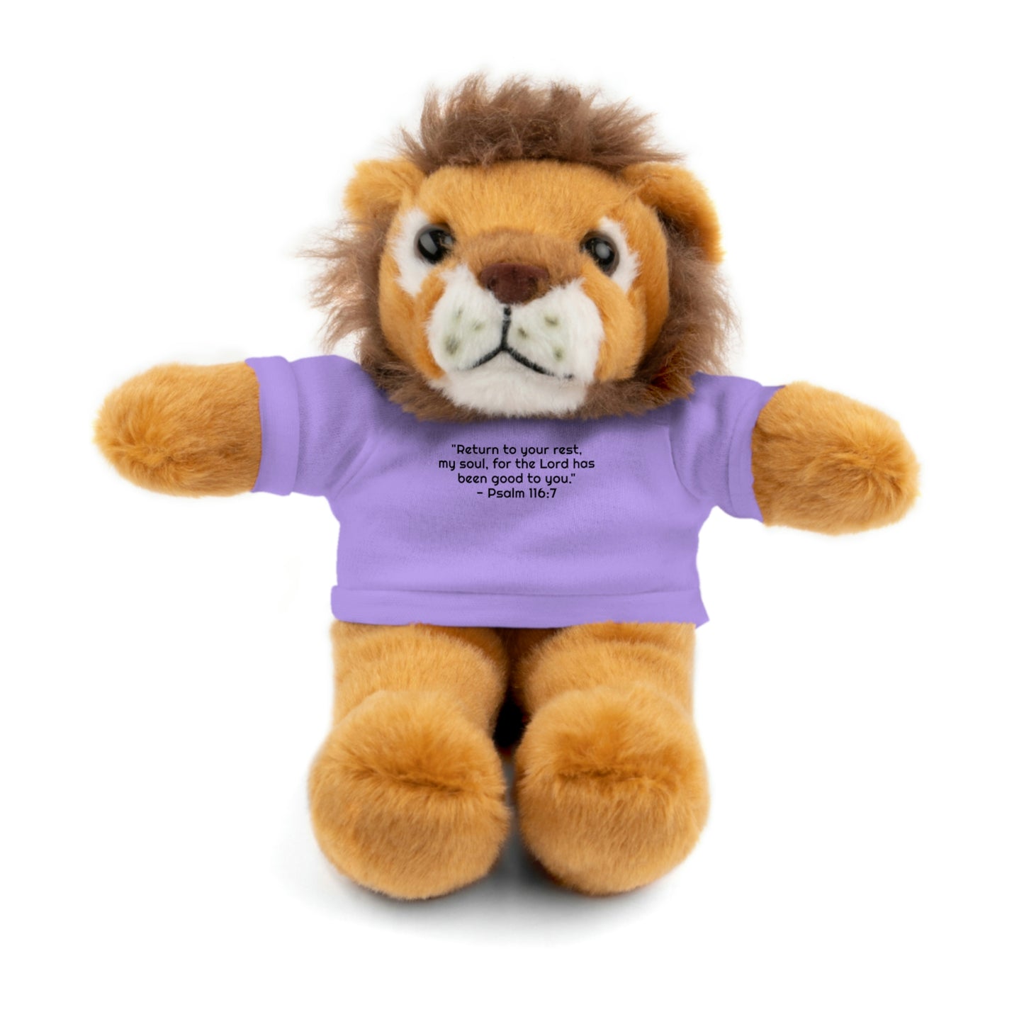 Psalm 116:7, Stuffed Animal with Tee