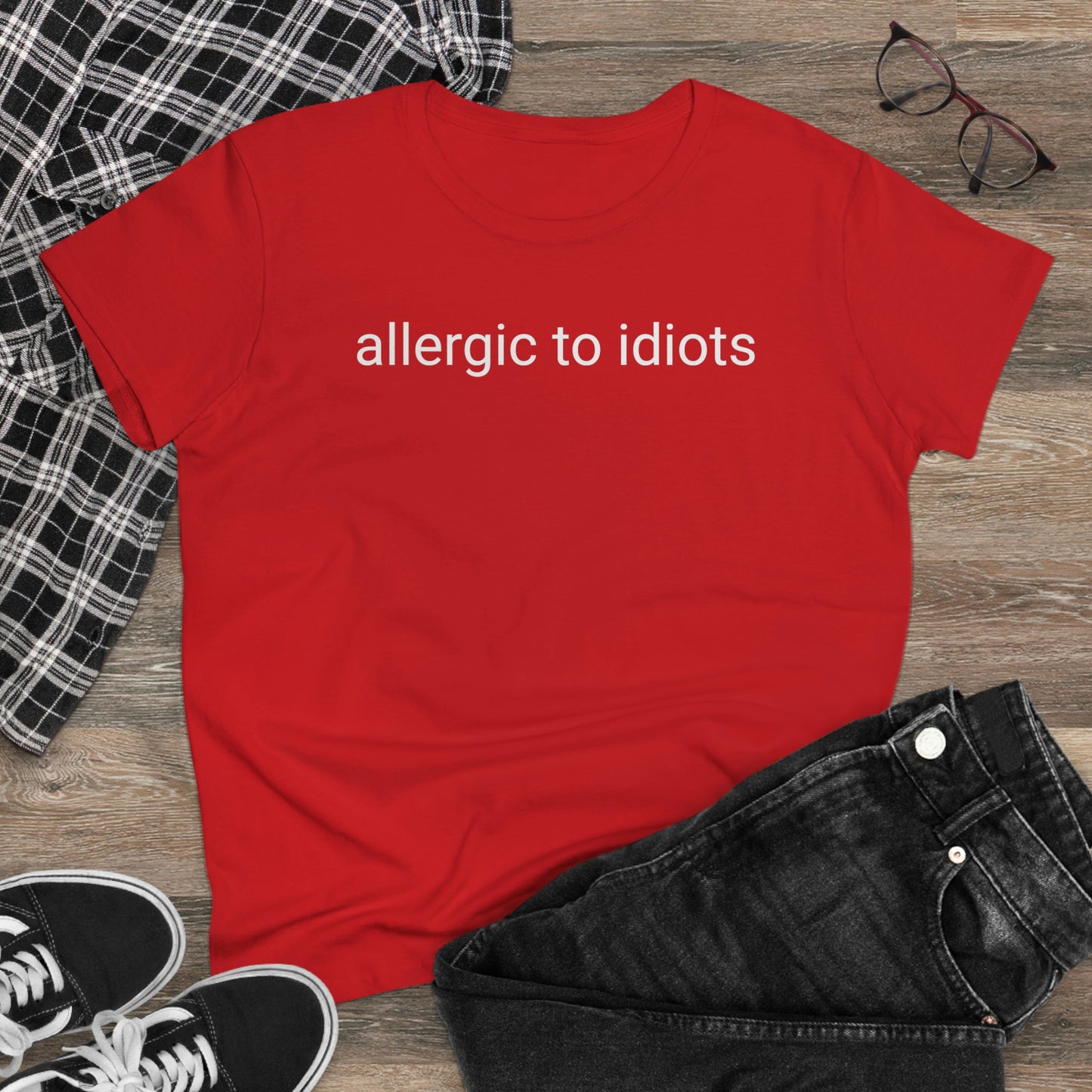 Allergic To Idiots, Tshirt