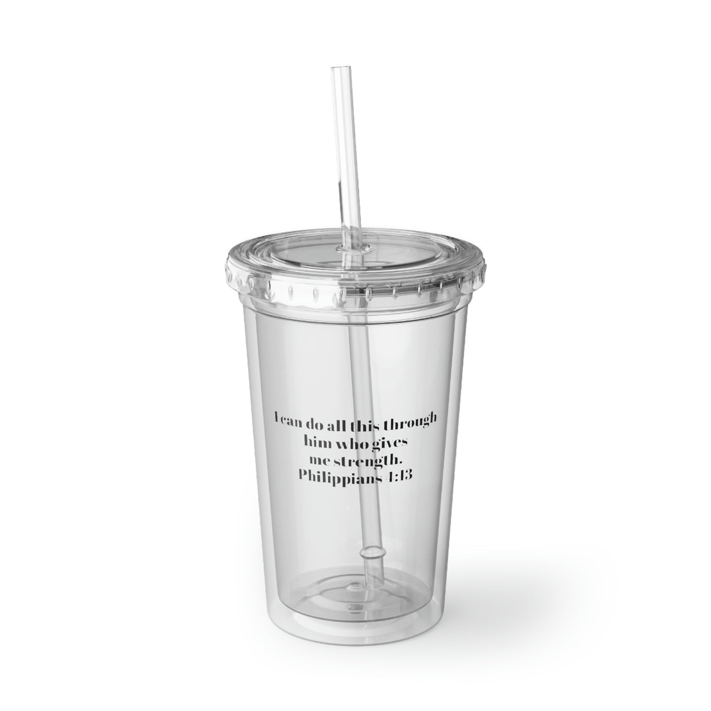 Philippians 4:13, Acrylic Cup