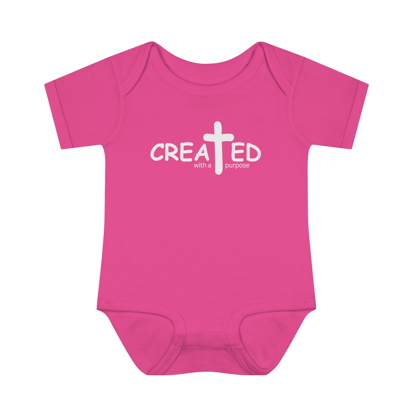 Created With A Purpose, Infant Baby Rib Bodysuit