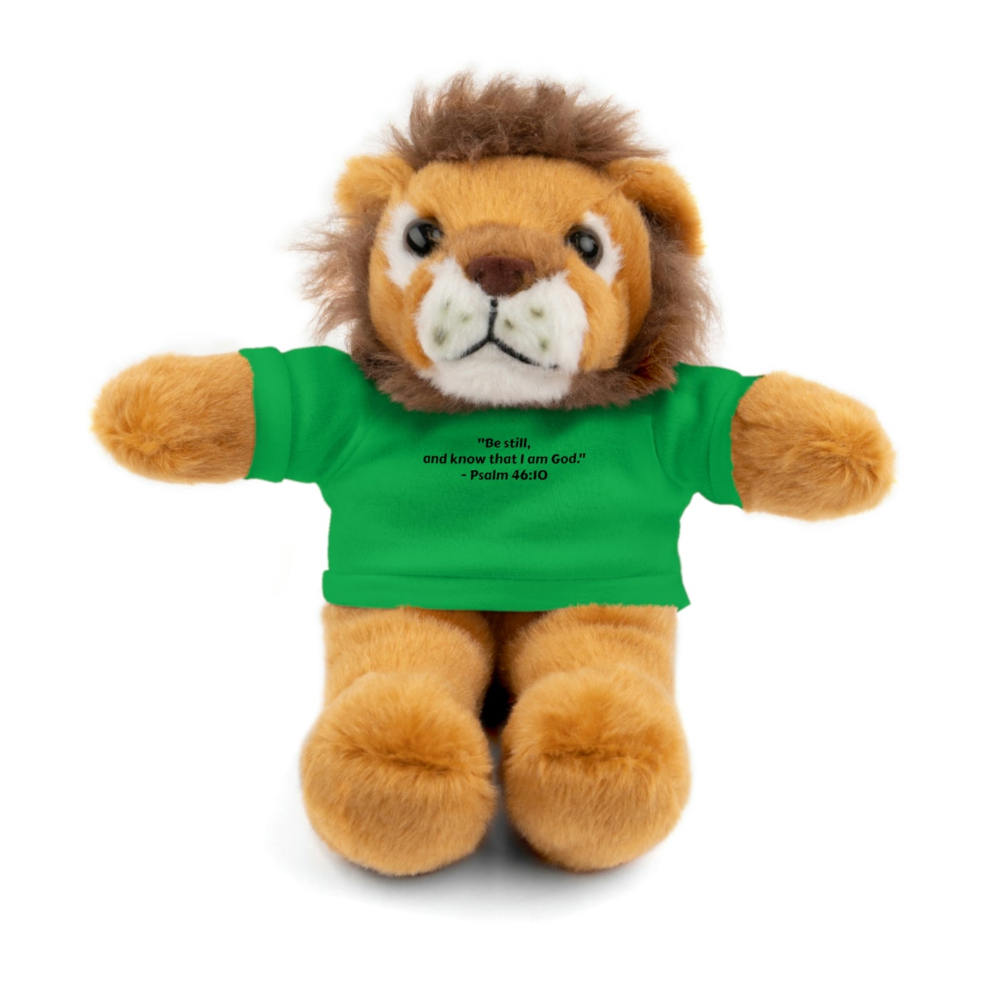 Psalm 46:10, Stuffed Animal with Tee