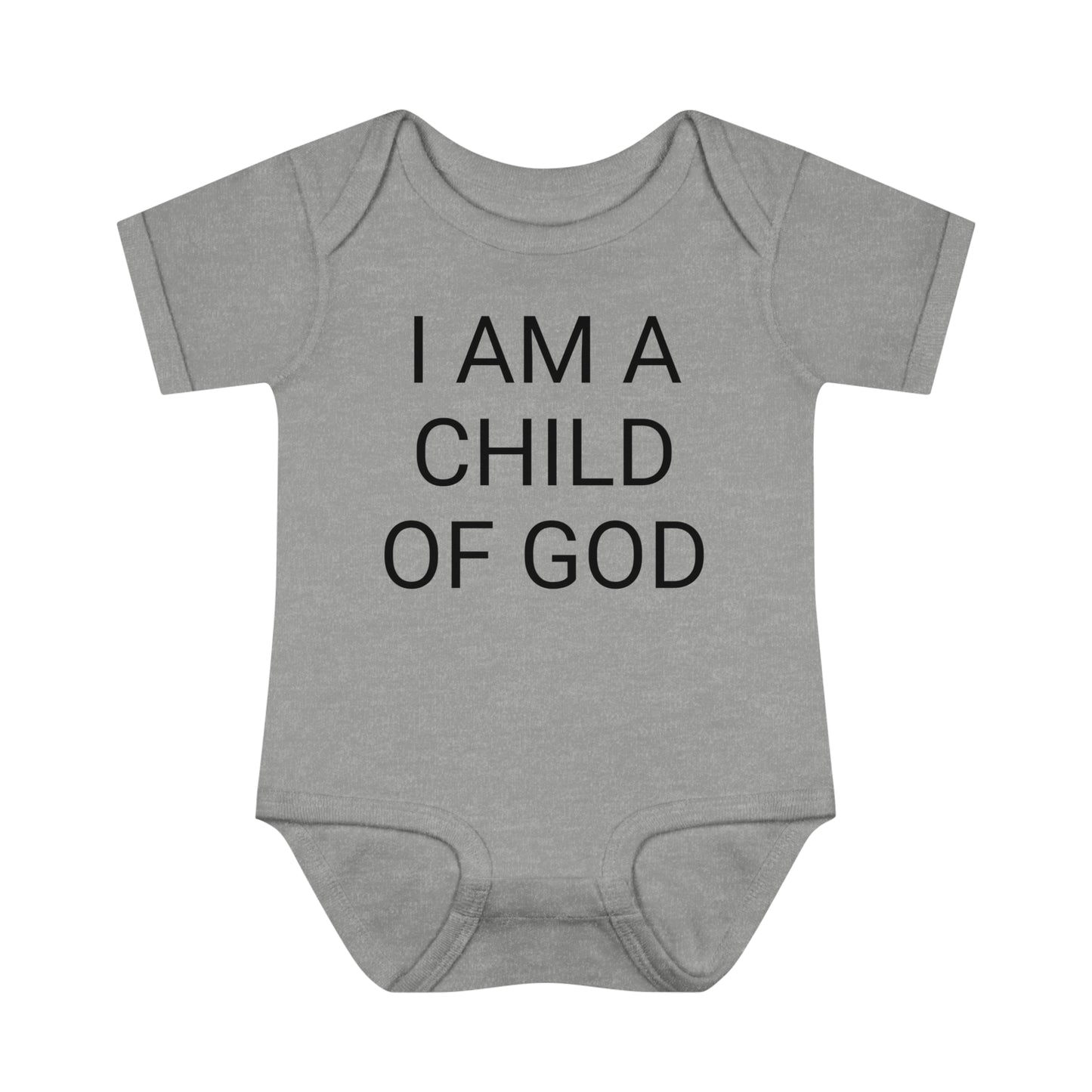 I Am A Child Of God, Infant Baby Rib Bodysuit