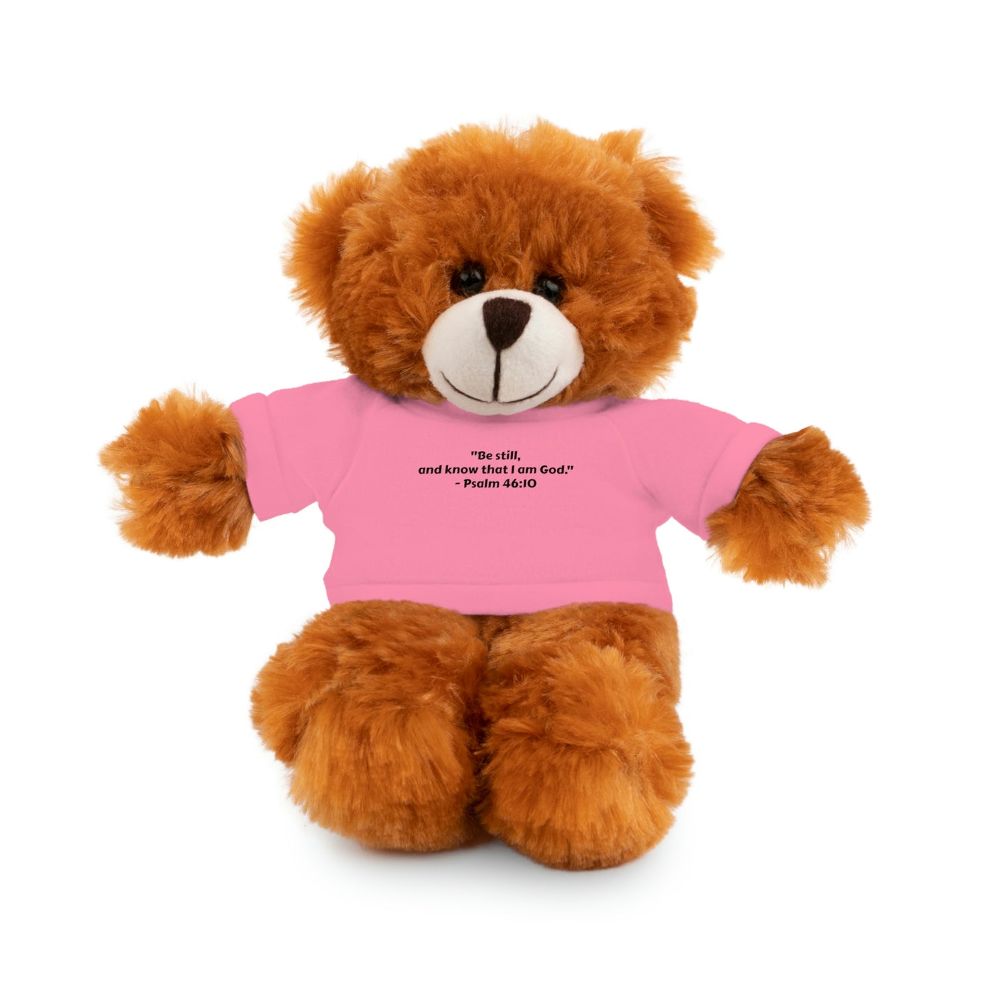 Psalm 46:10, Stuffed Animal with Tee