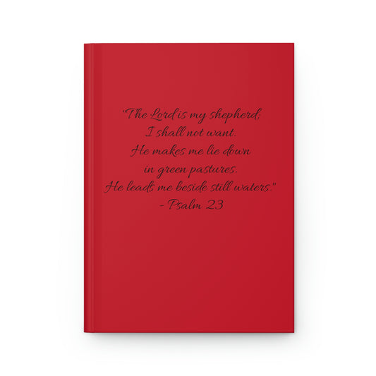 Psalm 23 Journal, Red