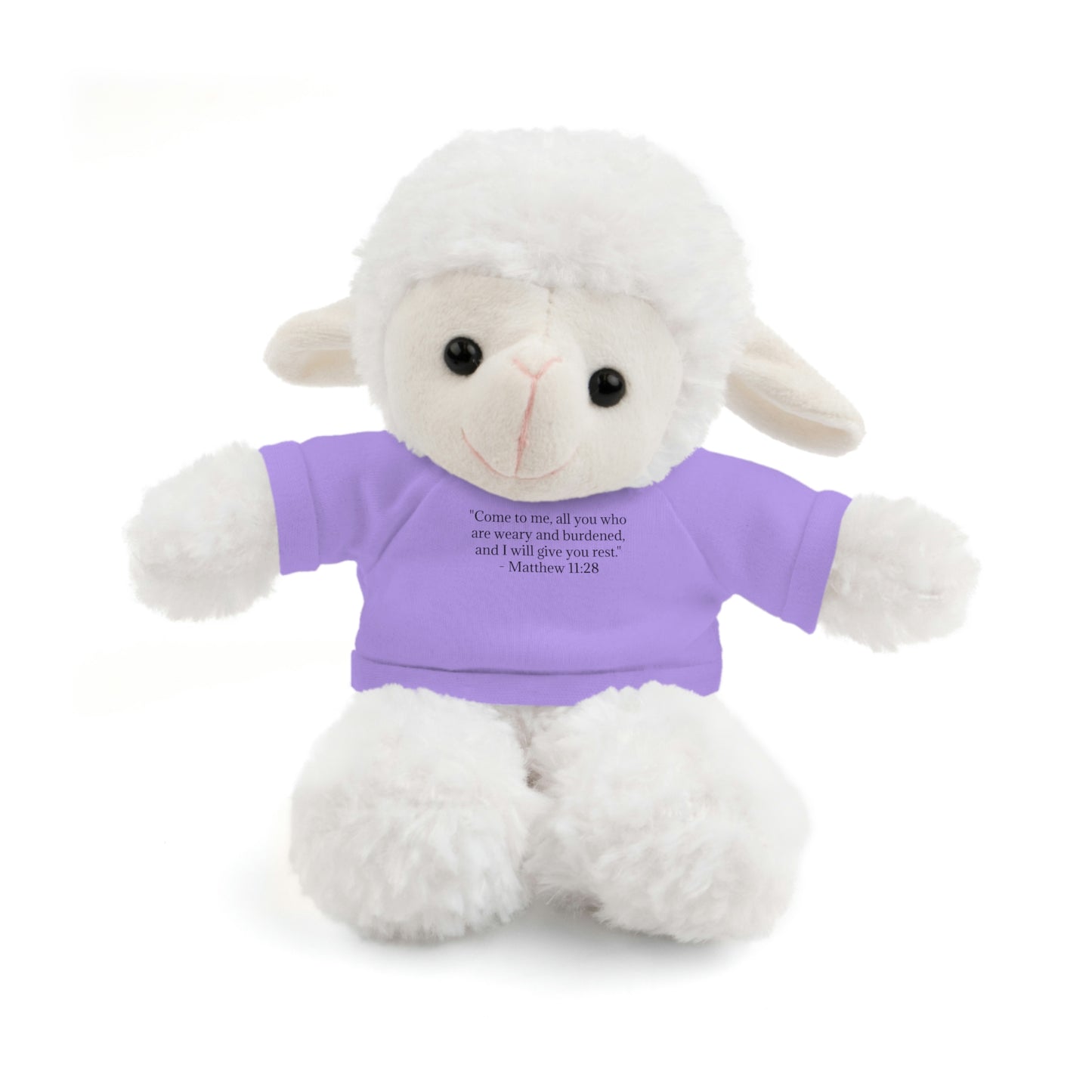 Matthew 11:28, Stuffed Animal with Tee